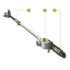 Ego PPSX2500 Pole Saw with Pruning Saw Attachment